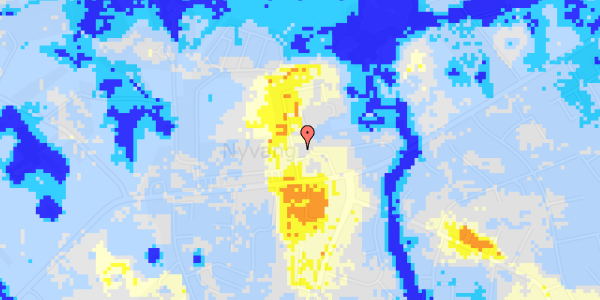 Ekstrem regn på Dronningeengen 6