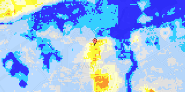 Ekstrem regn på Dronningeengen 13