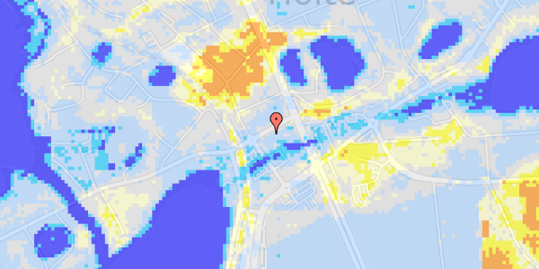 Ekstrem regn på Dronninggårds Alle 7, 2. th