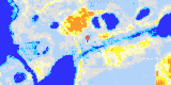 Ekstrem regn på Dronninggårds Alle 10B, 3. tv