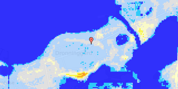 Ekstrem regn på Dronninggårds Alle 78