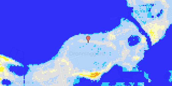 Ekstrem regn på Dronninggårds Alle 82