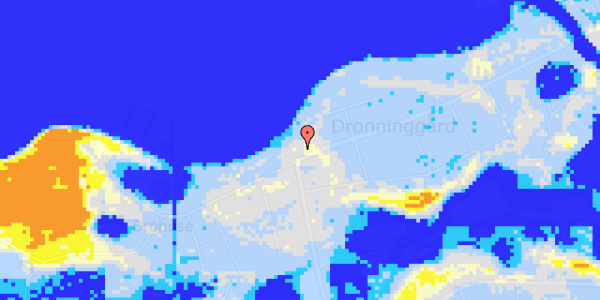 Ekstrem regn på Dronninggårds Alle 100