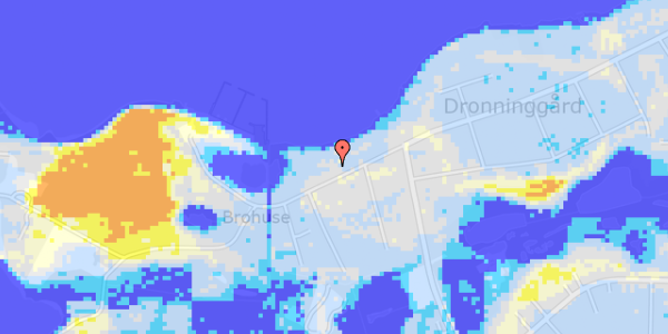 Ekstrem regn på Dronninggårds Alle 112