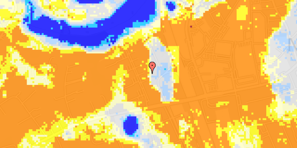 Ekstrem regn på Egehegnet 46, 1. th