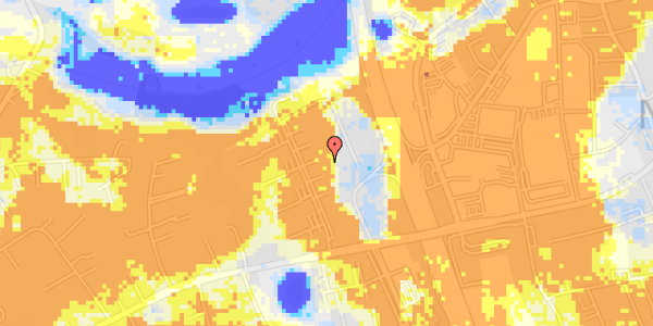 Ekstrem regn på Egehegnet 62, 1. th