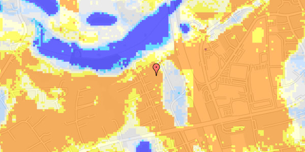 Ekstrem regn på Egehegnet 94, 1. th