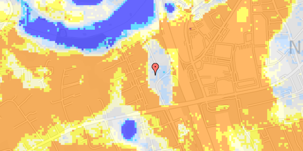 Ekstrem regn på Egehegnet 158, st. 