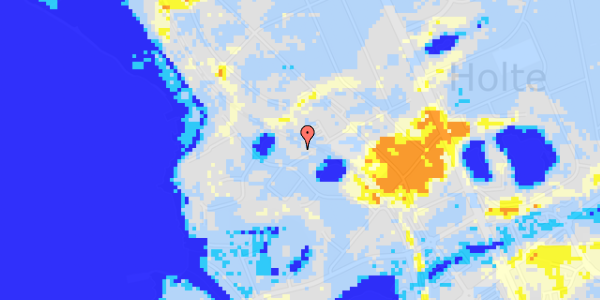 Ekstrem regn på Elledamsvej 5