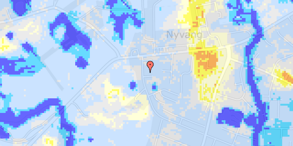 Ekstrem regn på Ellesvinget 43