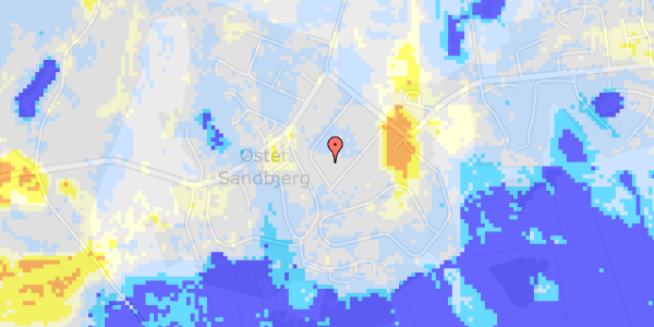 Ekstrem regn på Fagerbo 16