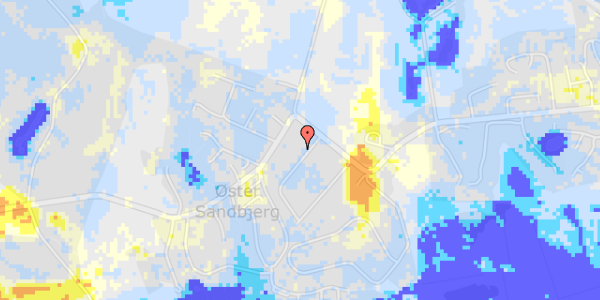 Ekstrem regn på Fagerbo 37