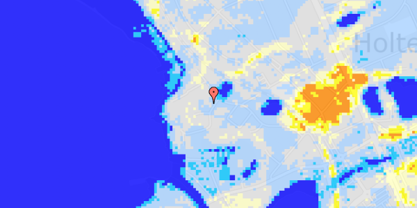 Ekstrem regn på Fredskovvej 2