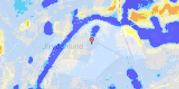 Ekstrem regn på Frydenlunds Alle 11