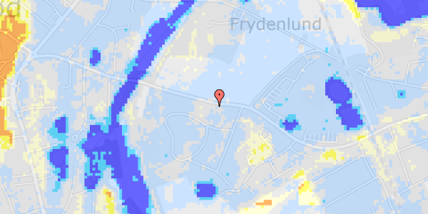 Ekstrem regn på Frydenlundsvej 47