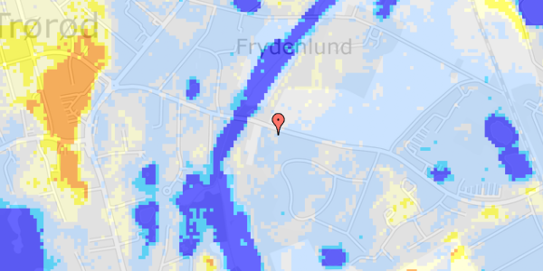 Ekstrem regn på Frydenlundsvej 59