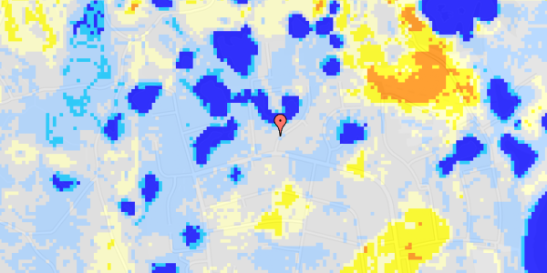 Ekstrem regn på Fyrresvinget 1