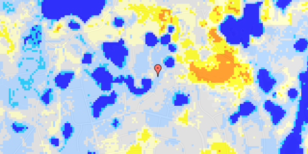 Ekstrem regn på Fyrresvinget 11