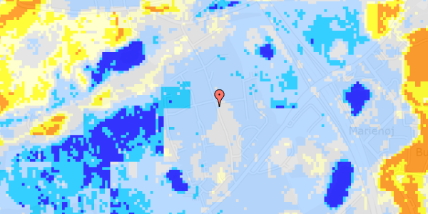 Ekstrem regn på Gl.Holte Gade 23