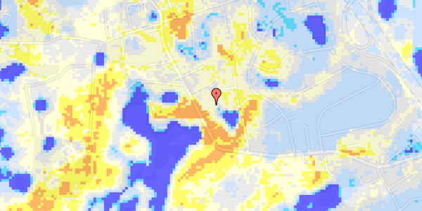 Ekstrem regn på Gammel Holtevej 100A