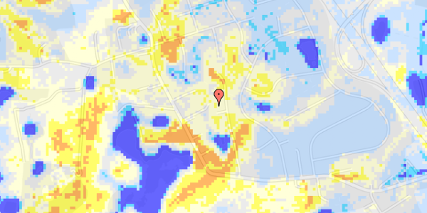 Ekstrem regn på Gammel Holtevej 102C