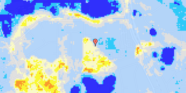 Ekstrem regn på Geelsvej 21B