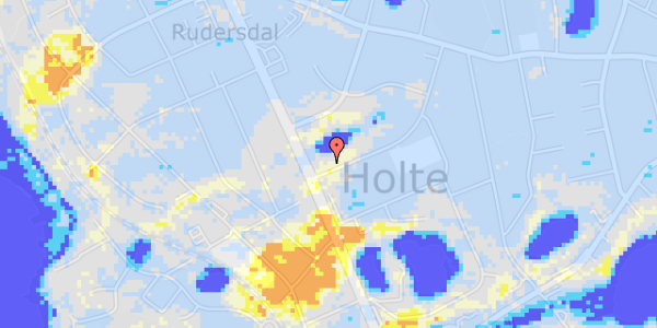 Ekstrem regn på Grünersvej 3