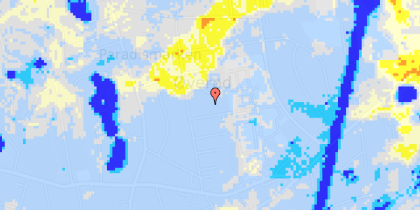 Ekstrem regn på Hanne Nielsens Vej 5