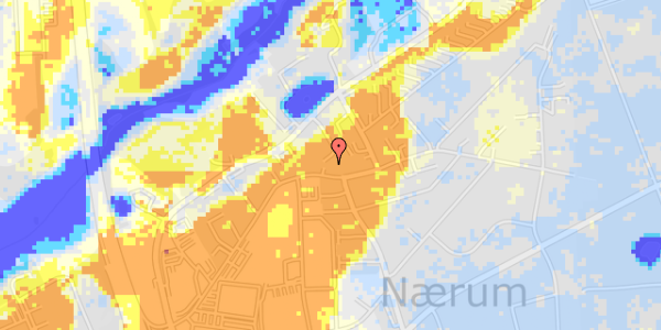 Ekstrem regn på Hartmanns Plads 2A