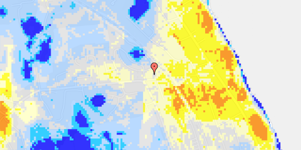 Ekstrem regn på Henriksholms Alle 38