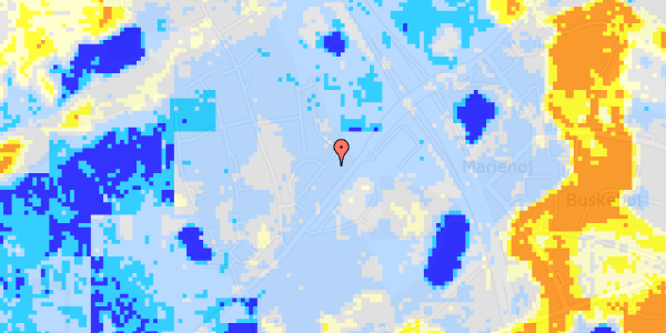 Ekstrem regn på Holtegårdsvej 50