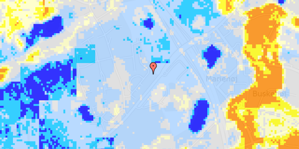 Ekstrem regn på Holtegårdsvej 54