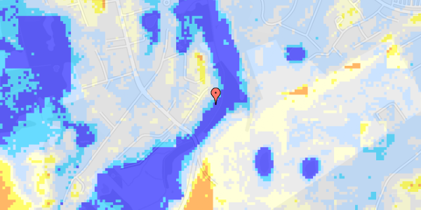 Ekstrem regn på Høbjergvej 10B