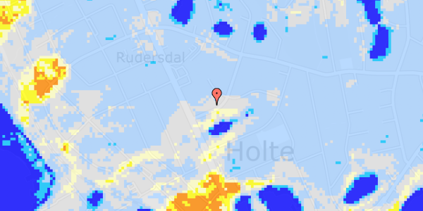 Ekstrem regn på Kastanievej 3