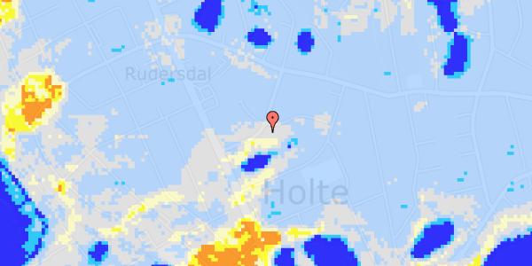 Ekstrem regn på Kastanievej 12