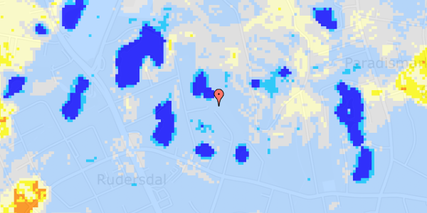 Ekstrem regn på Kastanievej 45