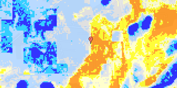 Ekstrem regn på Kikhanebakken 46