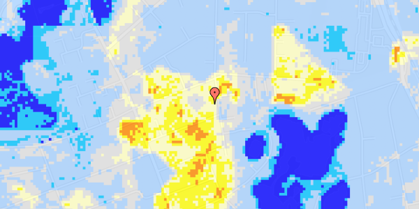 Ekstrem regn på Kollemosevej 24B