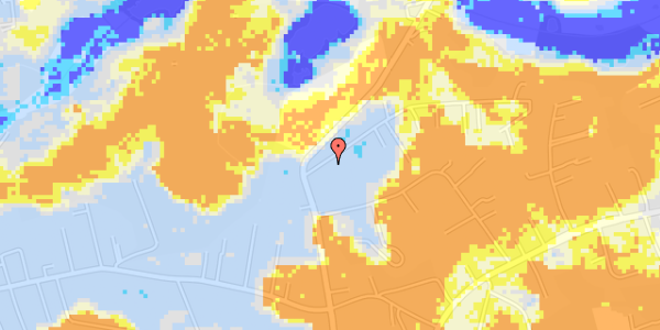 Ekstrem regn på Kong Valdemars Vej 6