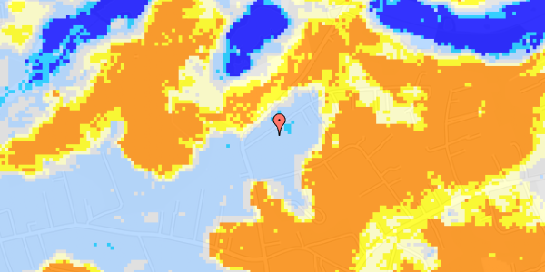 Ekstrem regn på Kong Valdemars Vej 8A