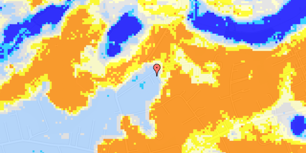 Ekstrem regn på Kong Valdemars Vej 20A