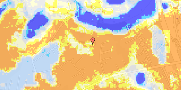 Ekstrem regn på Kong Valdemars Vej 50