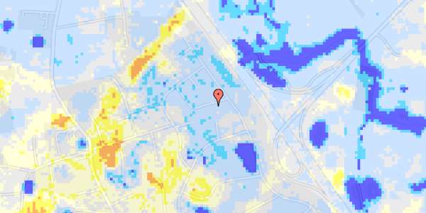 Ekstrem regn på Kurvestykket 5