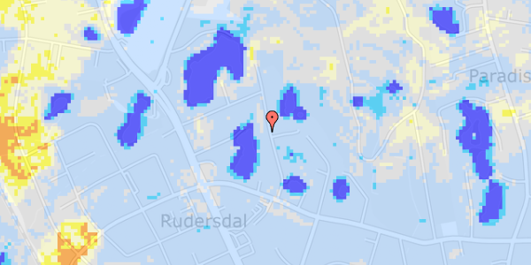 Ekstrem regn på Landsebakken 13B