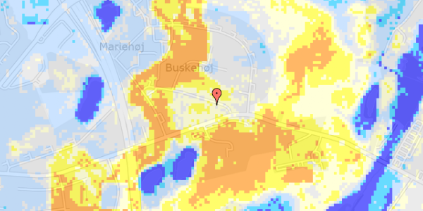 Ekstrem regn på Lendemosevej 10, 2. 213