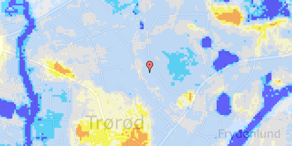 Ekstrem regn på Lindevangsvej 18