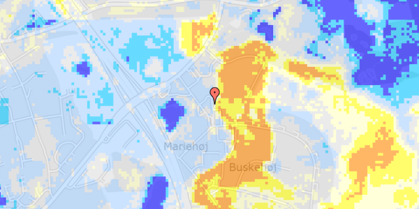 Ekstrem regn på Malmbergsvej 13, st. th