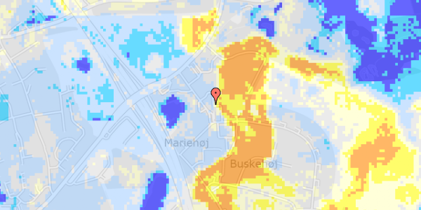 Ekstrem regn på Malmbergsvej 15, 2. tv