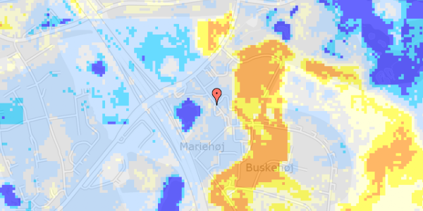 Ekstrem regn på Malmbergsvej 16, 1. tv