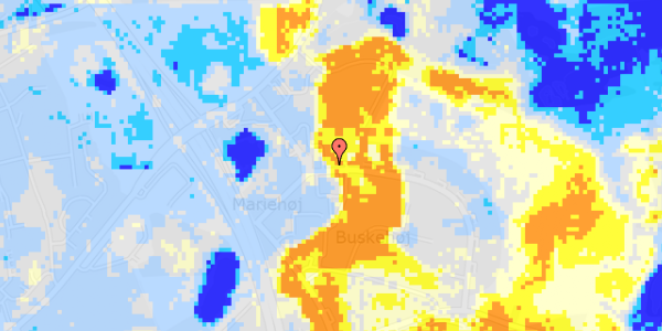 Ekstrem regn på Malmbergsvej 23